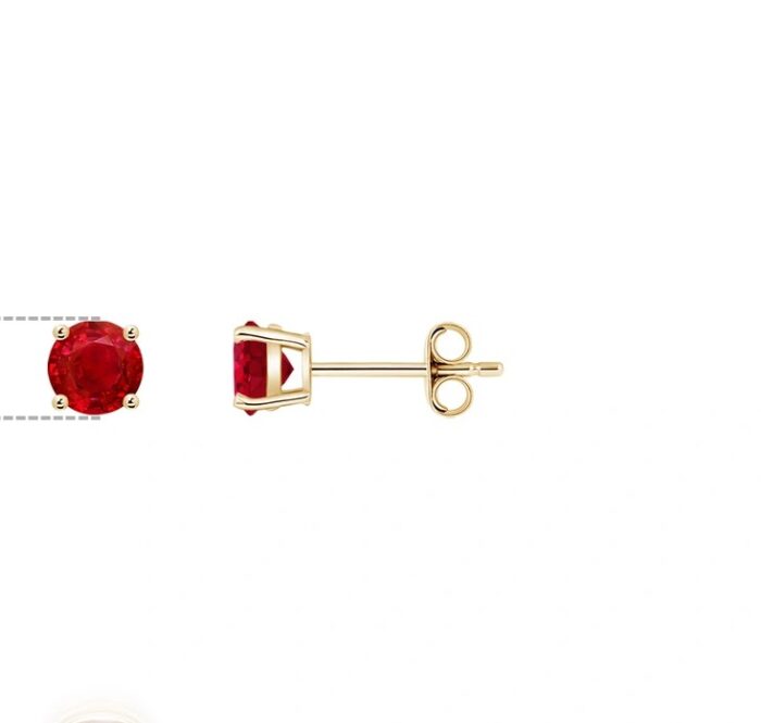 Stud Earring 1ctw - Image 4