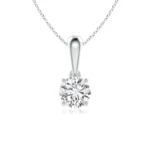 Diamond Solitaire Pendant 2.02CTW