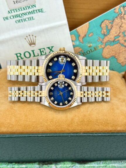 Rolex His and her Datejust set
