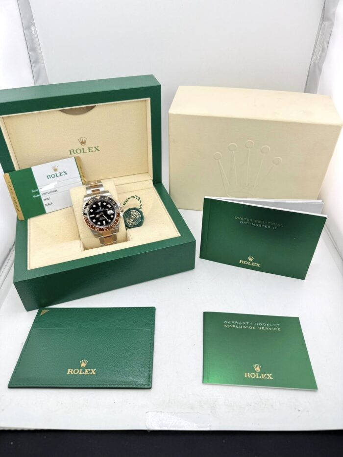 Rolex GMT 18k Everose “Rootbeer” - Image 4