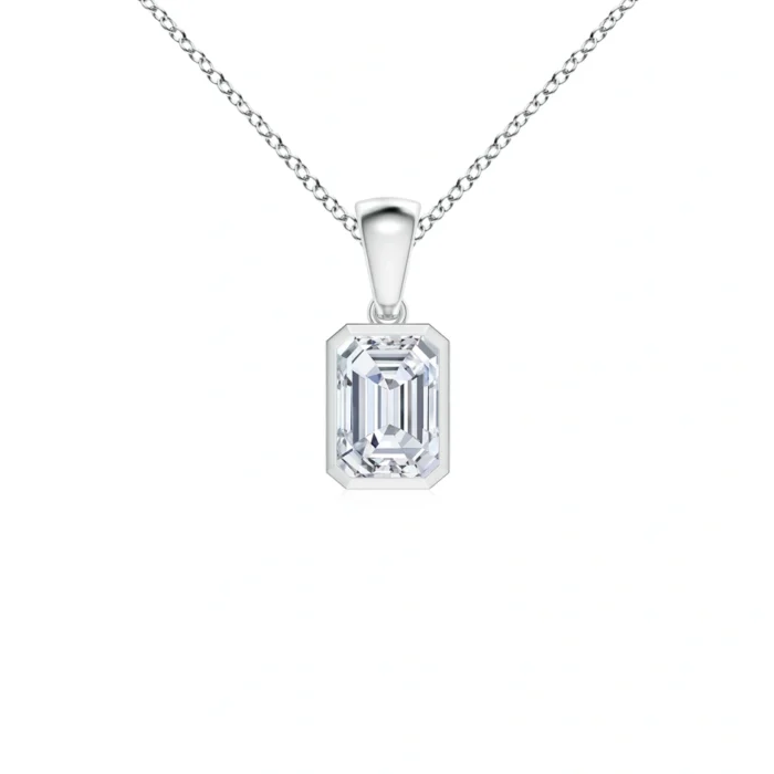 Diamond Solitaire Pendant 3.08CTW - Image 4
