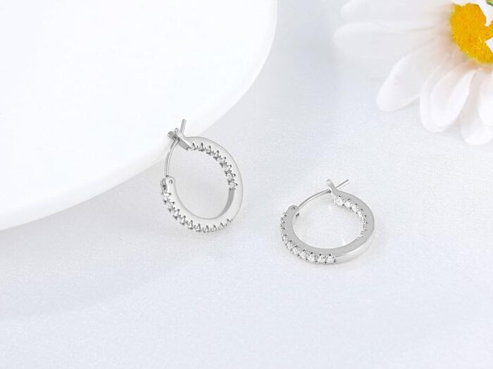 Diamond Hoop Earring 0.50ctw - Image 1