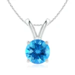 Solitaire Pendant 1ctw