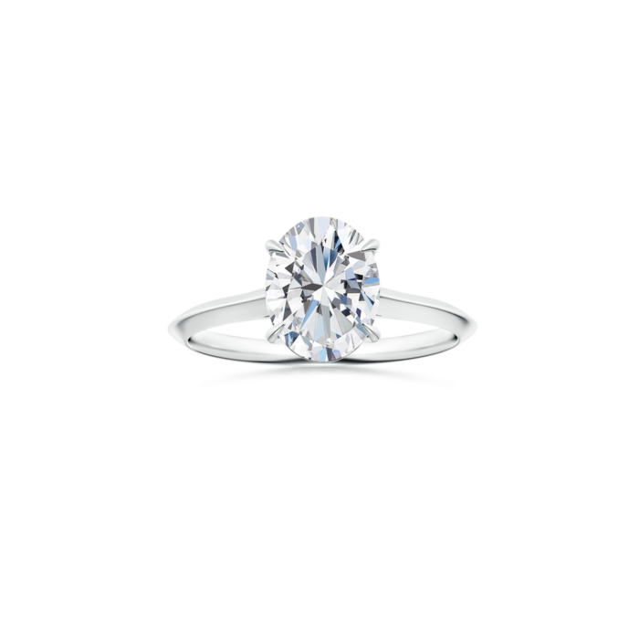 Diamond Solitaire Ring 3.14ctw - Image 1