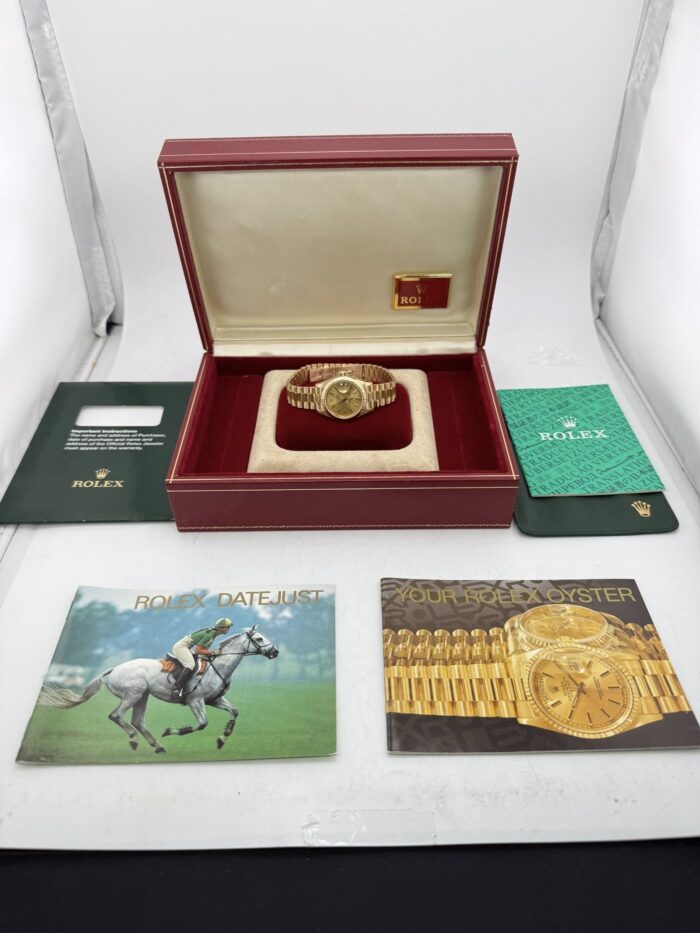Rolex 26mm 18k gold ladies President - Image 4