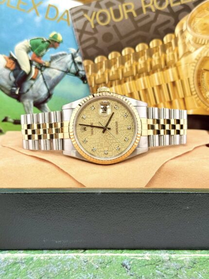 Rolex 36mm 18k Two Tone Datejust 
