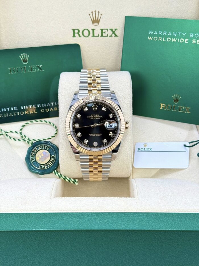 Rolex 41mm 18k two tone DateJust - Image 1