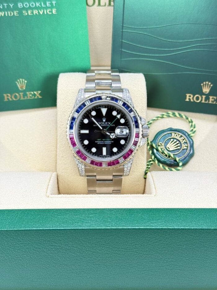 Rolex 40mm Gem/Diamond set GMT - Image 1