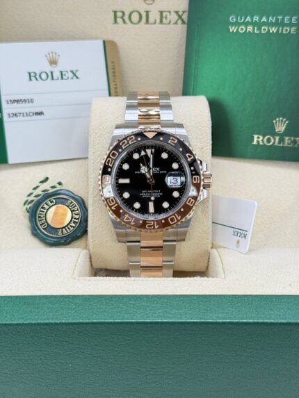 Rolex GMT 18k Everose “Rootbeer