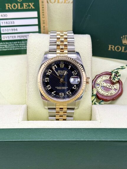 Rolex 36mm 18k Two Tone Datejust 
