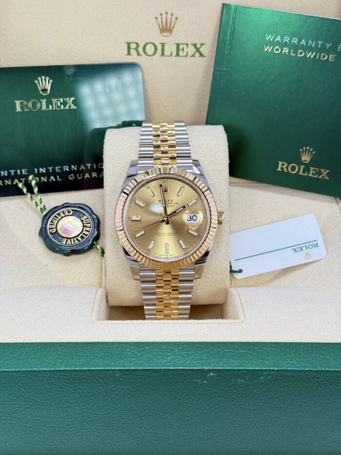 Rolex 41mm Two Tone Datejust - Image 1
