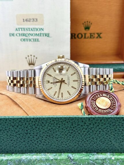 Rolex 36mm 18k Two Tone Datejust 