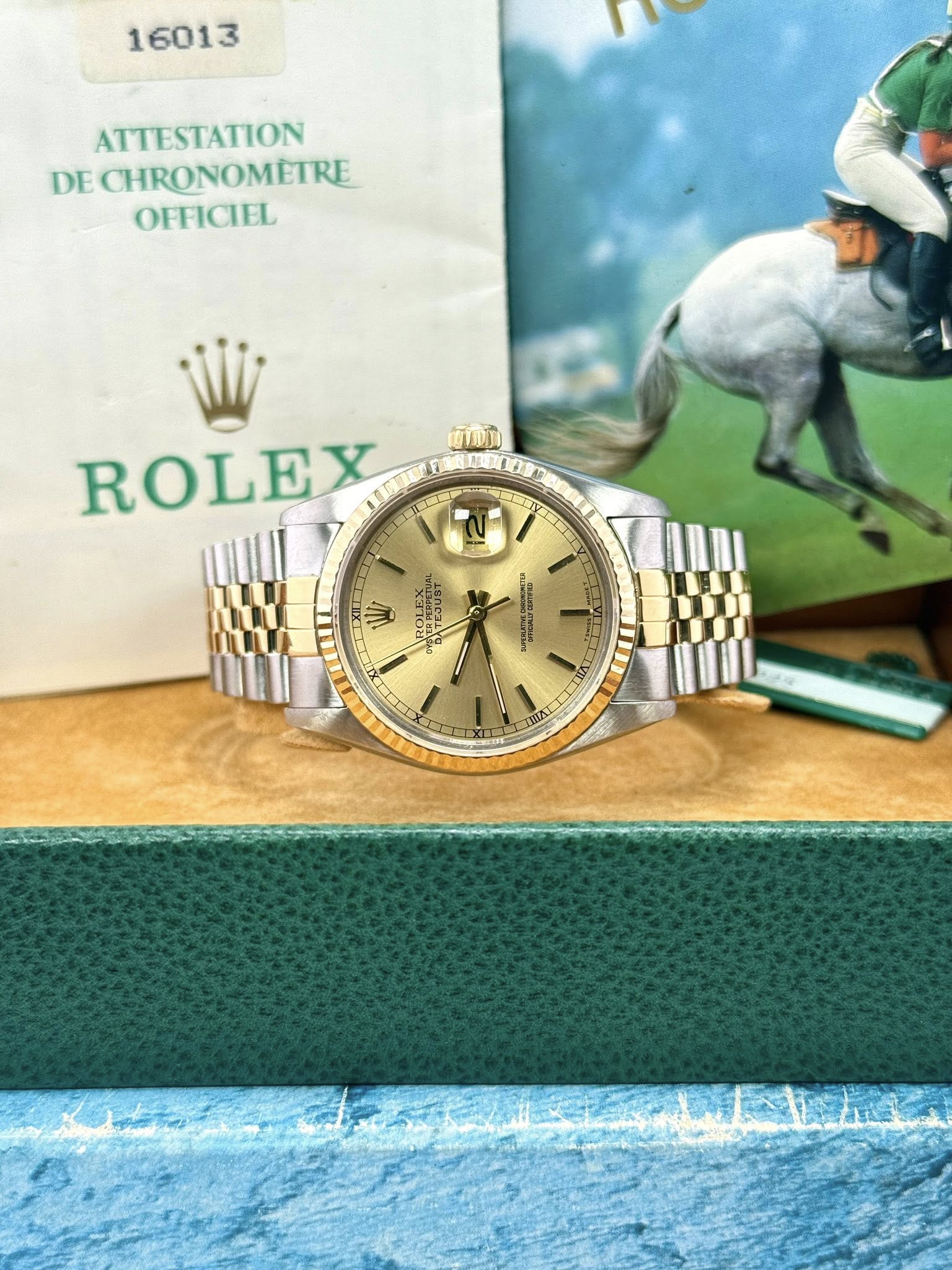 596589027_854599640654179_5797453619619582456_n Rolex 36mm Two Tone Datejust - Image 1
