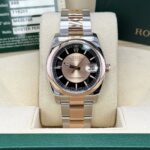 Rolex 36mm 18k Everose Two Tone Datejust 