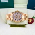 VERY RARE FACTORY BUILD 36mm Rolex MOP Pave Day Date President 