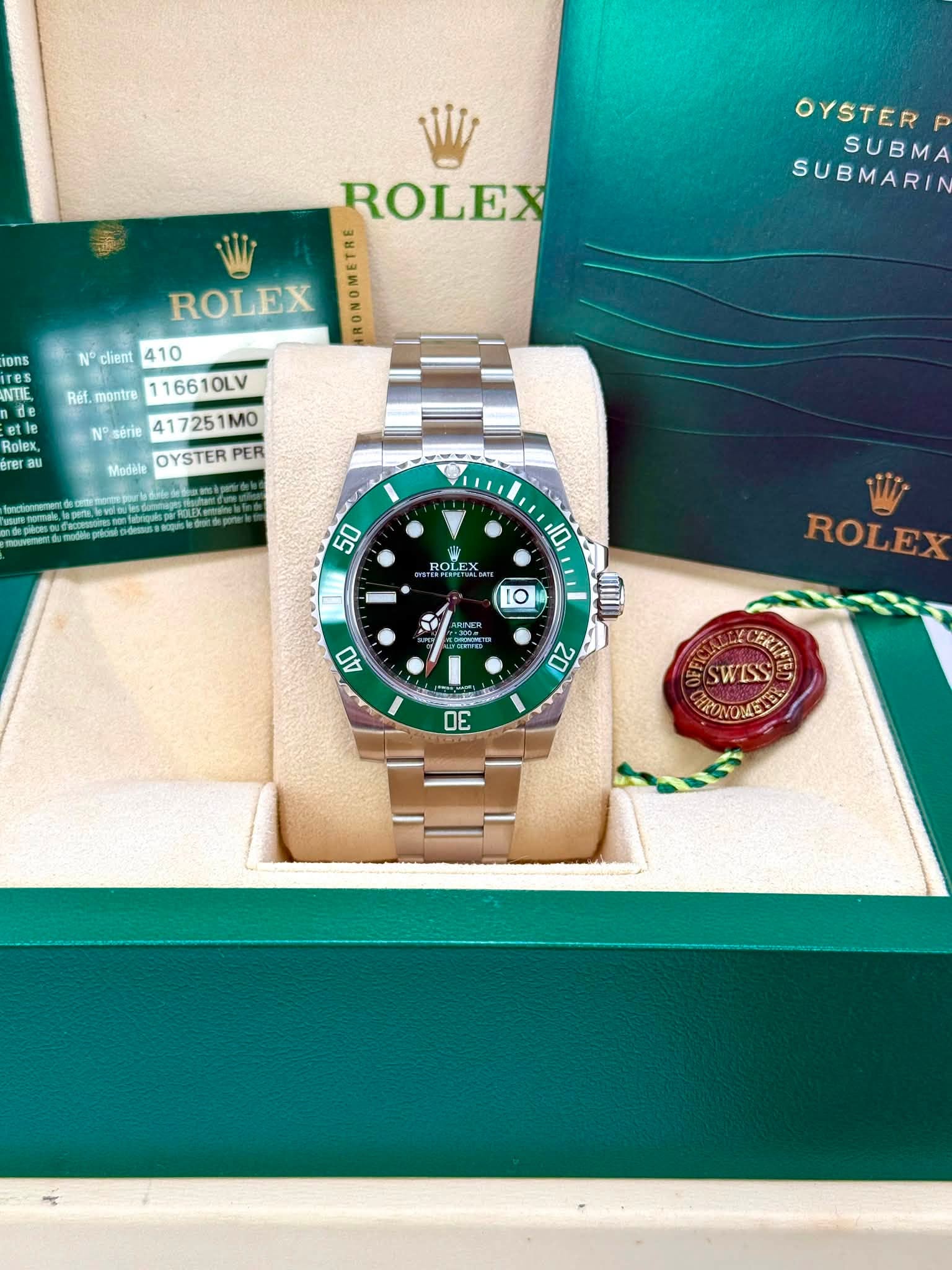 752782085_1037350045712470_5937621770525743756_n Rolex 40mm Ceramic “Hulk” submariner - Image 1