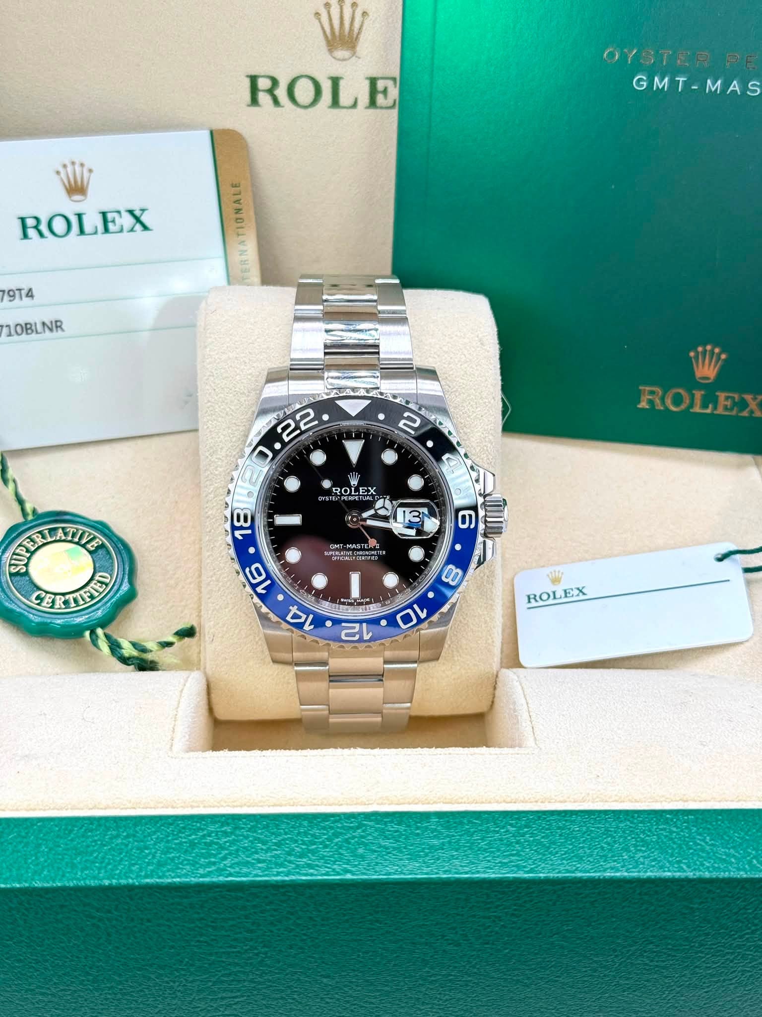 757186135_1042257595221715_6728125200392644934_n Rolex 40mm GMT Master II “Batman” - Image 1