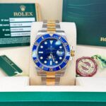 Rolex 40mm Ceramic Bluesy 18k Two Tone
