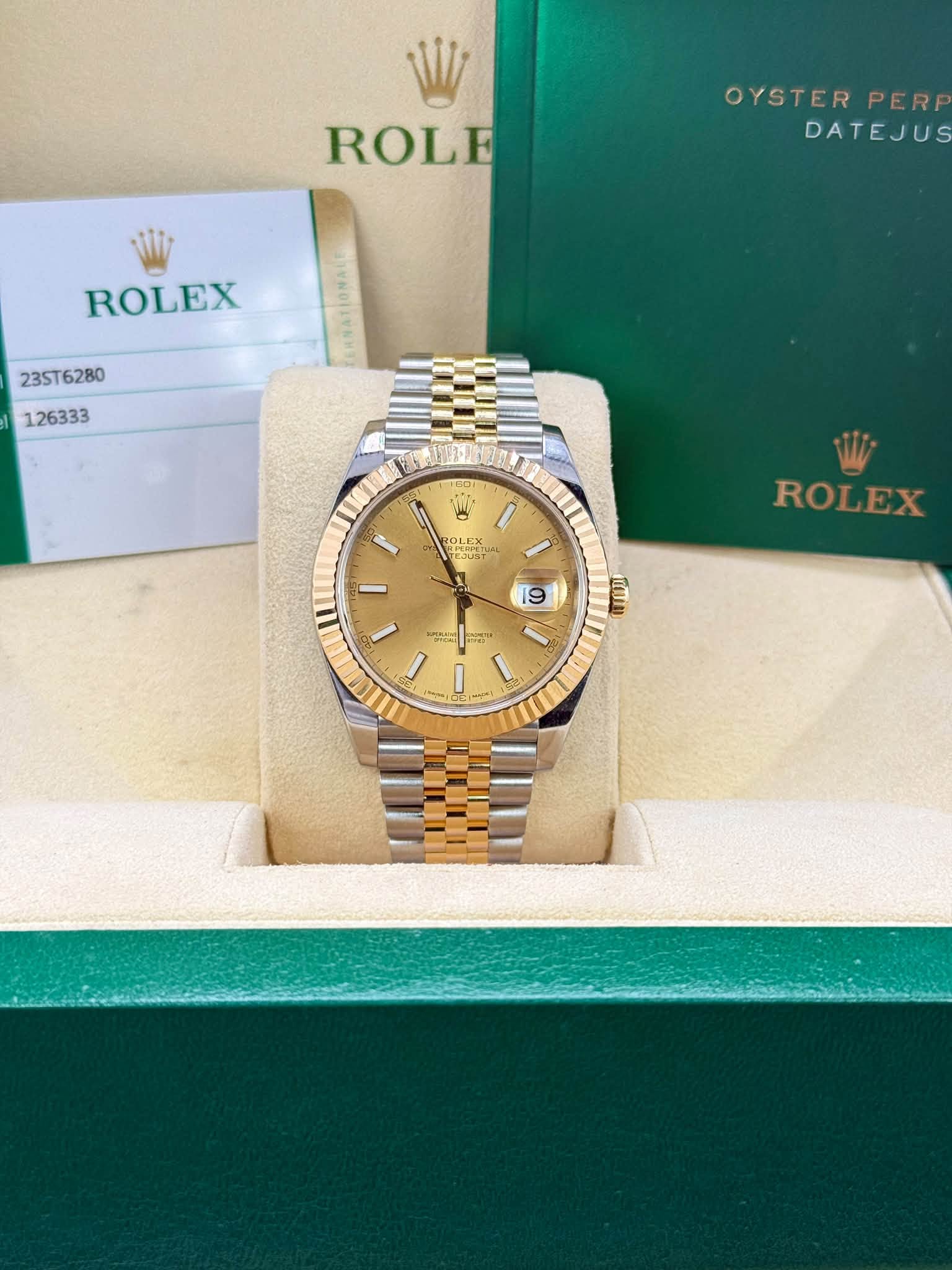 818353787_1088299980617476_4847316392041891013_n Rolex 41mm Two Tone Date-just - Image 1